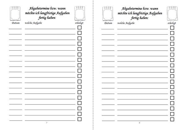 Produktbild: Mein To Do Listen Organizer