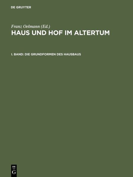 Produktbild: Die Grundformen des Hausbaus