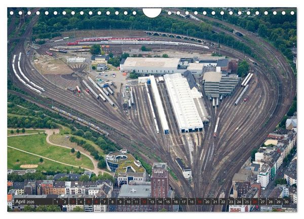 Produktbild: K&ouml;ln - Die Rheinmetropole aus der Luft (Wandkalender 2026 DIN A4 quer), CALVENDO Monatskalender