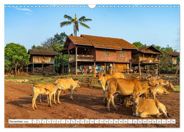 Produktbild: S&uuml;dostasien - Laos (Wandkalender 2026 DIN A3 quer), CALVENDO Monatskalender