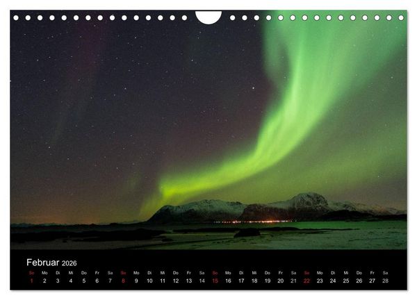 Produktbild: Skandinavien - Im Licht des Nordens (Wandkalender 2026 DIN A4 quer), CALVENDO Monatskalender