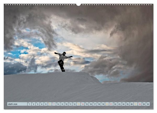 Produktbild: Snowboard - so cool (hochwertiger Premium Wandkalender 2026 DIN A2 quer), Kunstdruck in Hochglanz