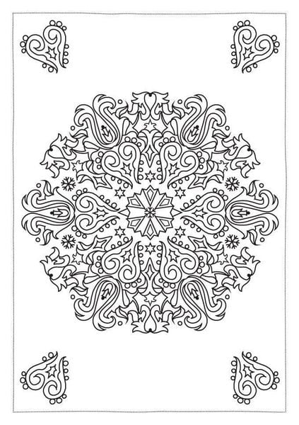 Produktbild: Ausmal-Postkarten Kunstvolle Mandalas | 20 Karten