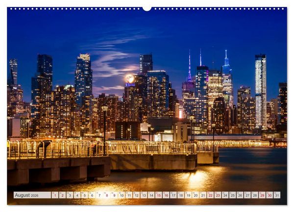 Produktbild: NEW YORK CITY Urbane Magie (hochwertiger Premium Wandkalender 2026 DIN A2 quer), Kunstdruck in Hochglanz