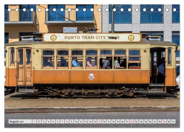 Produktbild: Porto Magisch - Am Ufer des Douro (Tischkalender 2027 DIN A5 quer), CALVENDO Monatskalender