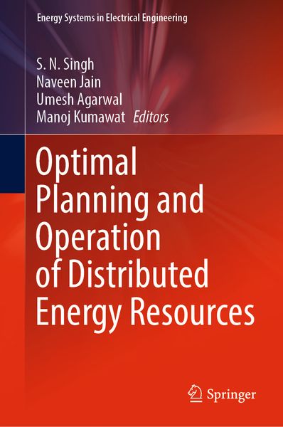 Produktbild: Optimal Planning and Operation of Distributed Energy Resources