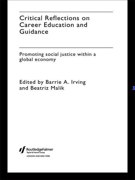 Produktbild: Critical Reflections on Career Education and Guidance