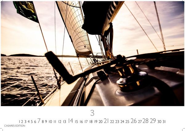 Produktbild: Segeln Kalender 2027 &ndash; Wandkalender | Fotokalender | Segelkalender Kalender f&uuml;r Segelliebhaber, Sportkalender 35x50cm