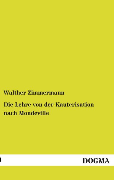 Produktbild: Die Lehre von der Kauterisation nach Mondeville