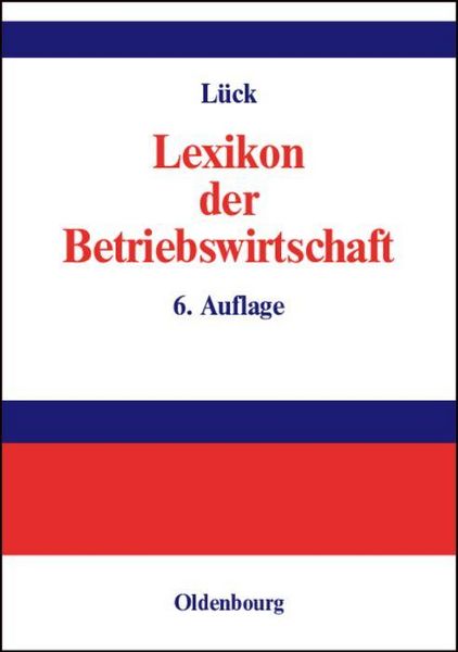 Produktbild: Lexikon der Betriebswirtschaft