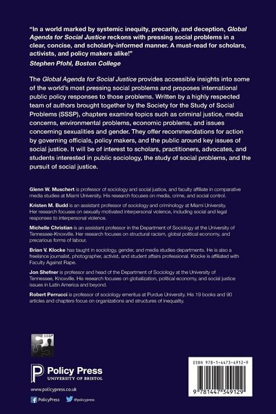Produktbild: Global Agenda for Social Justice