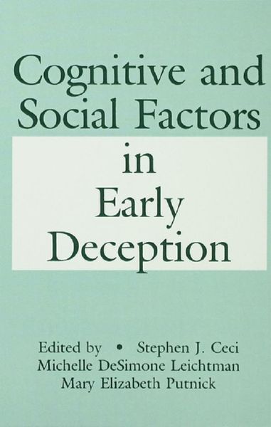 Produktbild: Cognitive and Social Factors in Early Deception