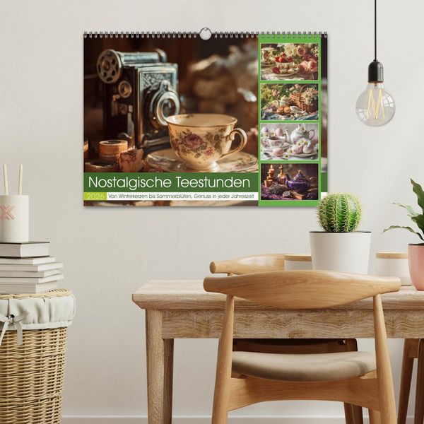 Produktbild: Nostalgische Teestunden (Wandkalender 2026 DIN A3 quer), CALVENDO Monatskalender