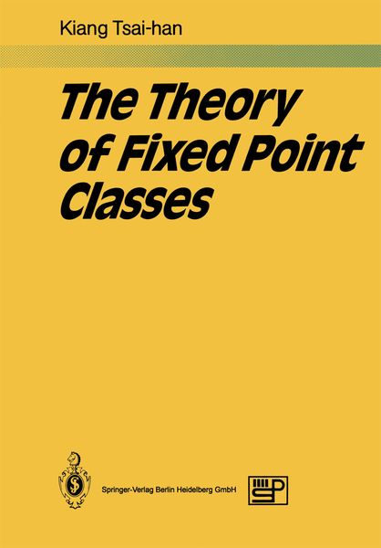 Produktbild: The Theory of Fixed Point Classes