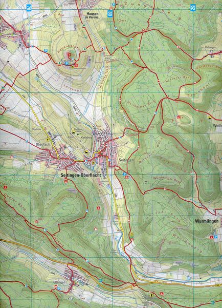 Produktbild: W260 Wanderkarte 1:25 000 Tuttlingen