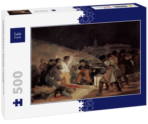 Lais Puzzle Francisco de Goya y Lucientes - Erschießung der Aufständischen am 3. Mai 1808 in Madrid 500 Teile