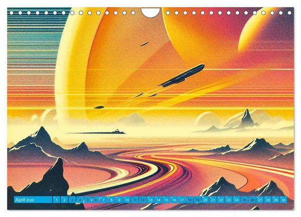 Produktbild: Lost Fiction (Wandkalender 2026 DIN A4 quer), CALVENDO Monatskalender