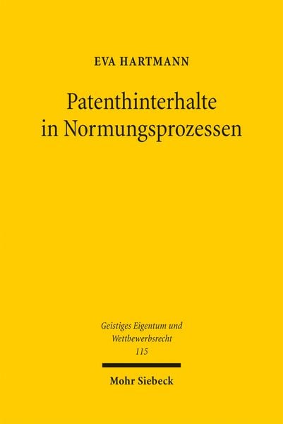 Produktbild: Patenthinterhalte in Normungsprozessen