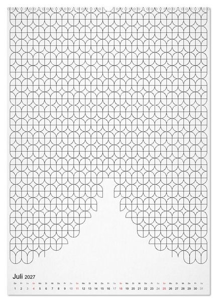 Produktbild: Geometric Graphik Art (hochwertiger Premium Wandkalender 2027 DIN A2 hoch), Kunstdruck in Hochglanz