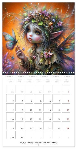 Produktbild: Gentle Gnome Portraits - Whimsical Magic (Wall Calendar 2026 12 &times; 12 Inch) CALVENDO 12 Month Wall Calendar
