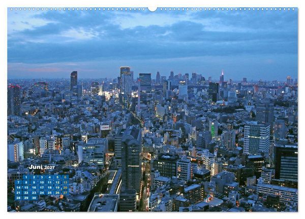 Produktbild: Tokio: Lichter einer Stadt (Wandkalender 2027 DIN A2 quer), CALVENDO Monatskalender