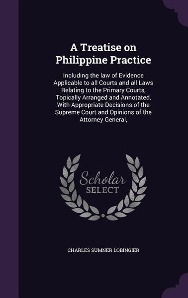 Produktbild: A Treatise on Philippine Practice