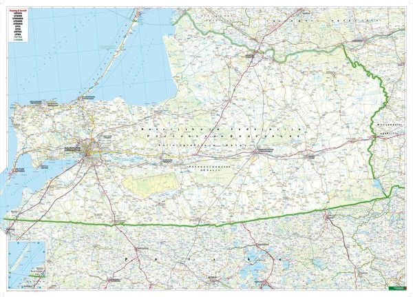 Produktbild: Freytag & berndt Stra&szlig;enkarte Litauen Set 1:150.000