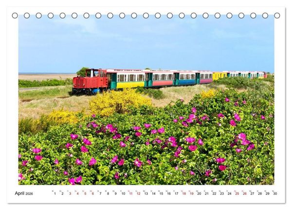 Produktbild: Wir fahren nach Borkum (Tischkalender 2026 DIN A5 quer), CALVENDO Monatskalender