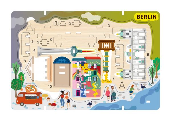 Produktbild: AVENIR - 3D St&auml;dte-Bastelset Berlin