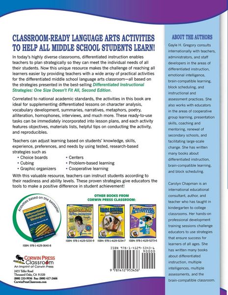 Produktbild: Activities for the Differentiated Classroom