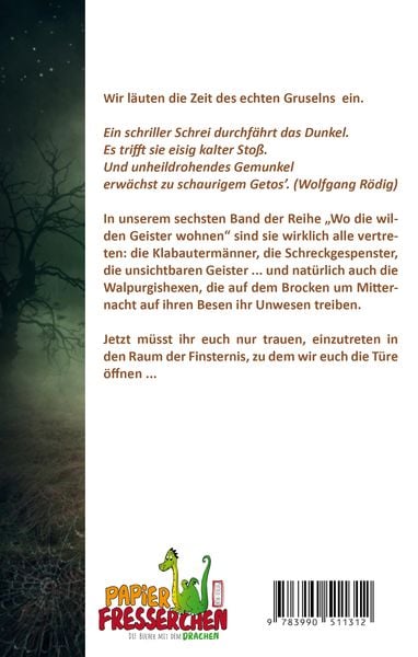 Produktbild: Wo die wilden Geister wohnen ... Schaurig-sch&ouml;ne Gruselgeschichten f&uuml;r Kinder Band 6