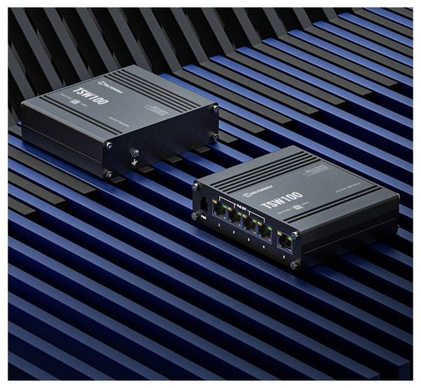 Produktbild: Teltonika TSW100010000 TSW100 Ethernet Switch