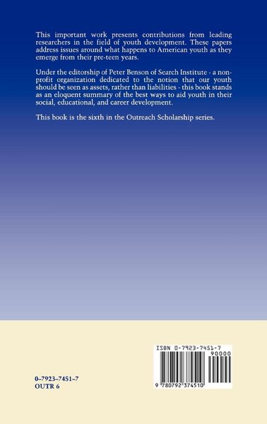 Produktbild: Trends in Youth Development