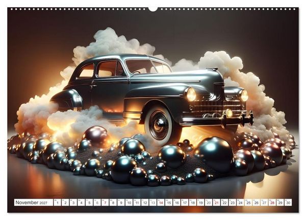 Produktbild: Magische Blechtr&auml;ume (Wandkalender 2027 DIN A2 quer), CALVENDO Monatskalender