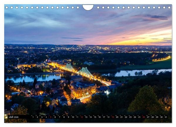 Produktbild: Dresden Die Perle an der Elbe (Wandkalender 2026 DIN A4 quer), CALVENDO Monatskalender