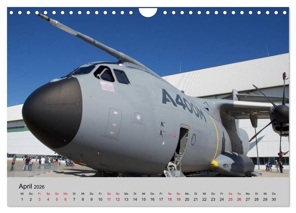 Produktbild: Transportflugzeug Airbus A400M Atlas (Wandkalender 2026 DIN A4 quer), CALVENDO Monatskalender