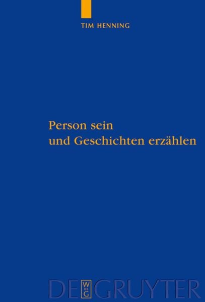 Produktbild: Person sein und Geschichten erz&auml;hlen