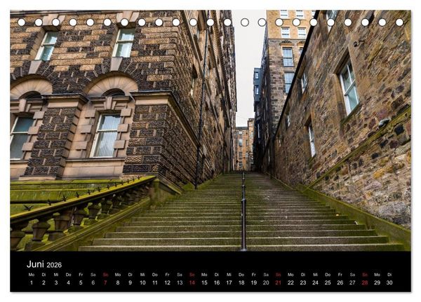 Produktbild: Faszination Edinburgh (Tischkalender 2026 DIN A5 quer), CALVENDO Monatskalender