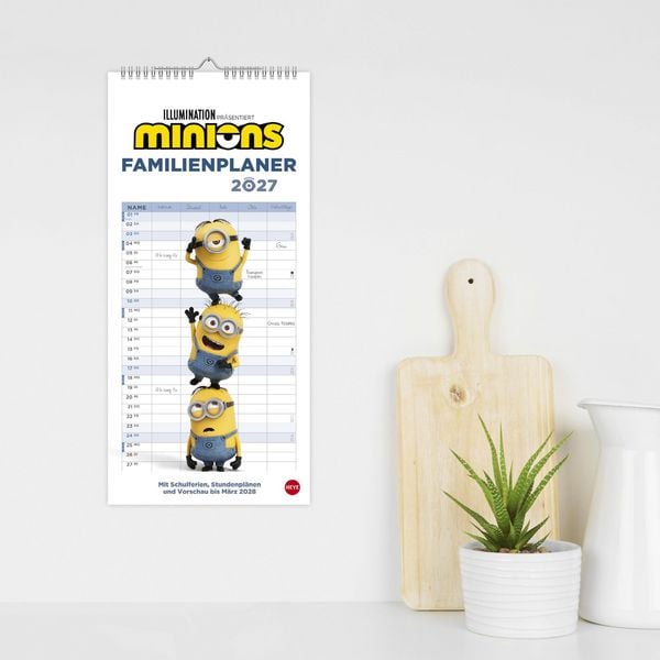 Produktbild: Minions Familienplaner 2027