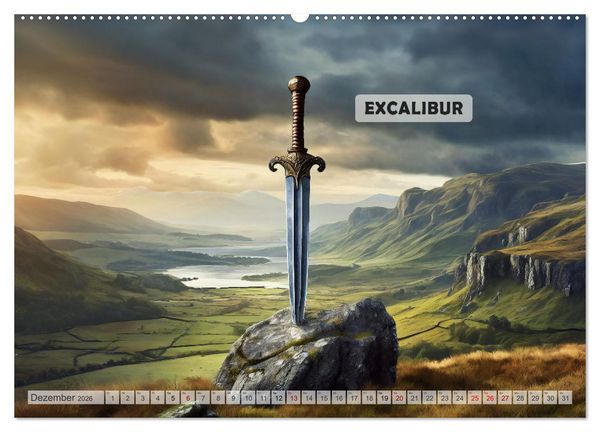 Produktbild: Sagenhafte Orte und Mythen (Wandkalender 2026 DIN A2 quer), CALVENDO Monatskalender