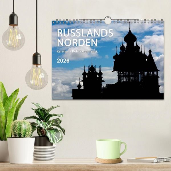 Produktbild: Russlands Norden 2026 (Wandkalender 2026 DIN A4 quer), CALVENDO Monatskalender