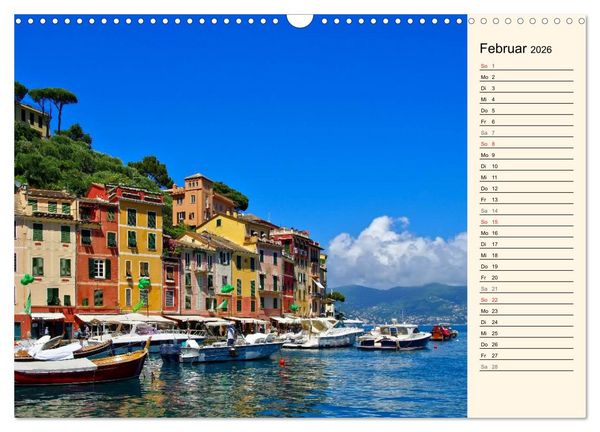 Produktbild: Urlaub an der Italienischen Riviera (Wandkalender 2026 DIN A3 quer), CALVENDO Monatskalender