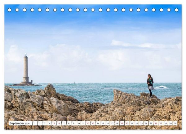 Produktbild: Cotentin &ndash; unser St&uuml;ck vom Paradies (Tischkalender 2026 DIN A5 quer), CALVENDO Monatskalender
