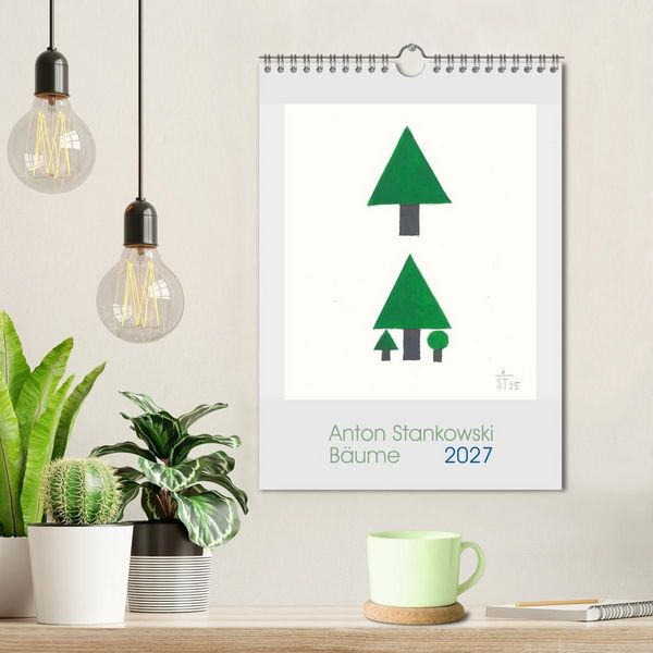 Produktbild: Anton Stankowski. B&auml;ume (Wandkalender 2027 DIN A4 hoch), CALVENDO Monatskalender