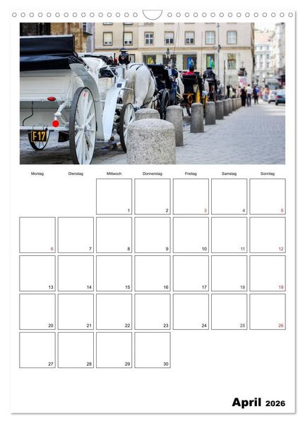 Produktbild: Mein Wien. Juwel an der Donau (Wandkalender 2026 DIN A3 hoch), CALVENDO Monatskalender
