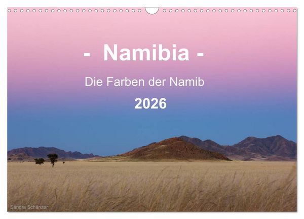 Produktbild: Namibia - Die Farben der Namib (Wandkalender 2026 DIN A3 quer), CALVENDO Monatskalender