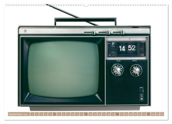 Produktbild: Fernseher der 1950er bis 70er Jahre: In die R&ouml;hre geguckt (hochwertiger Premium Wandkalender 2026 DIN A2 quer), Kunstdruck in Hochglanz