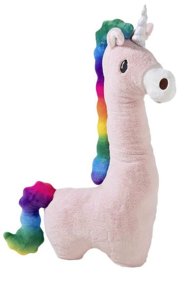 Produktbild: Heunec 343696 - KUMA Cuddle Buddy Einhorn Rosie, Pl&uuml;sch, 80 cm, Seitenschl&auml;ferkissen