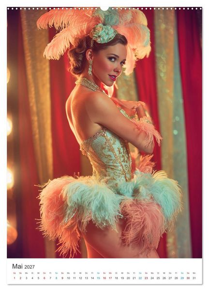 Produktbild: The Art of Burlesque (hochwertiger Premium Wandkalender 2027 DIN A2 hoch), Kunstdruck in Hochglanz