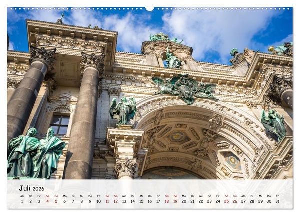 Produktbild: Berlin - Zwischen Alexanderplatz und Brandenburger Tor (Wandkalender 2026 DIN A2 quer), CALVENDO Monatskalender